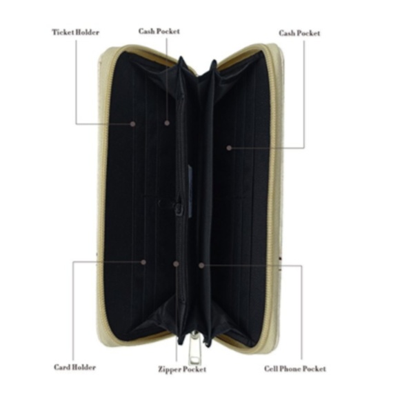 Feather Print Wallet - Picture 3 of 4